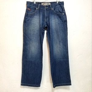 Espirit Denim Rock Loose Fit Vintage men size 36×33 Baggy medium wash jeans
